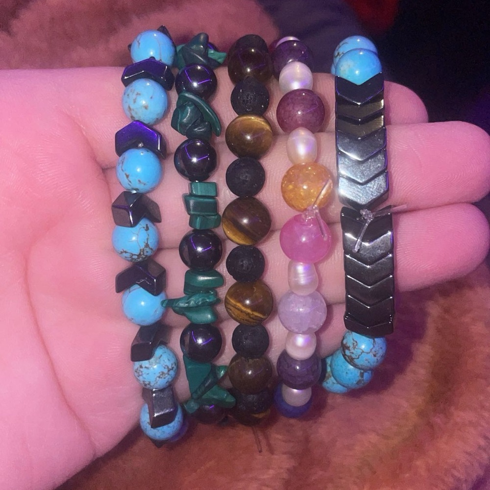 Multicolor Beaded Bracelet Set
